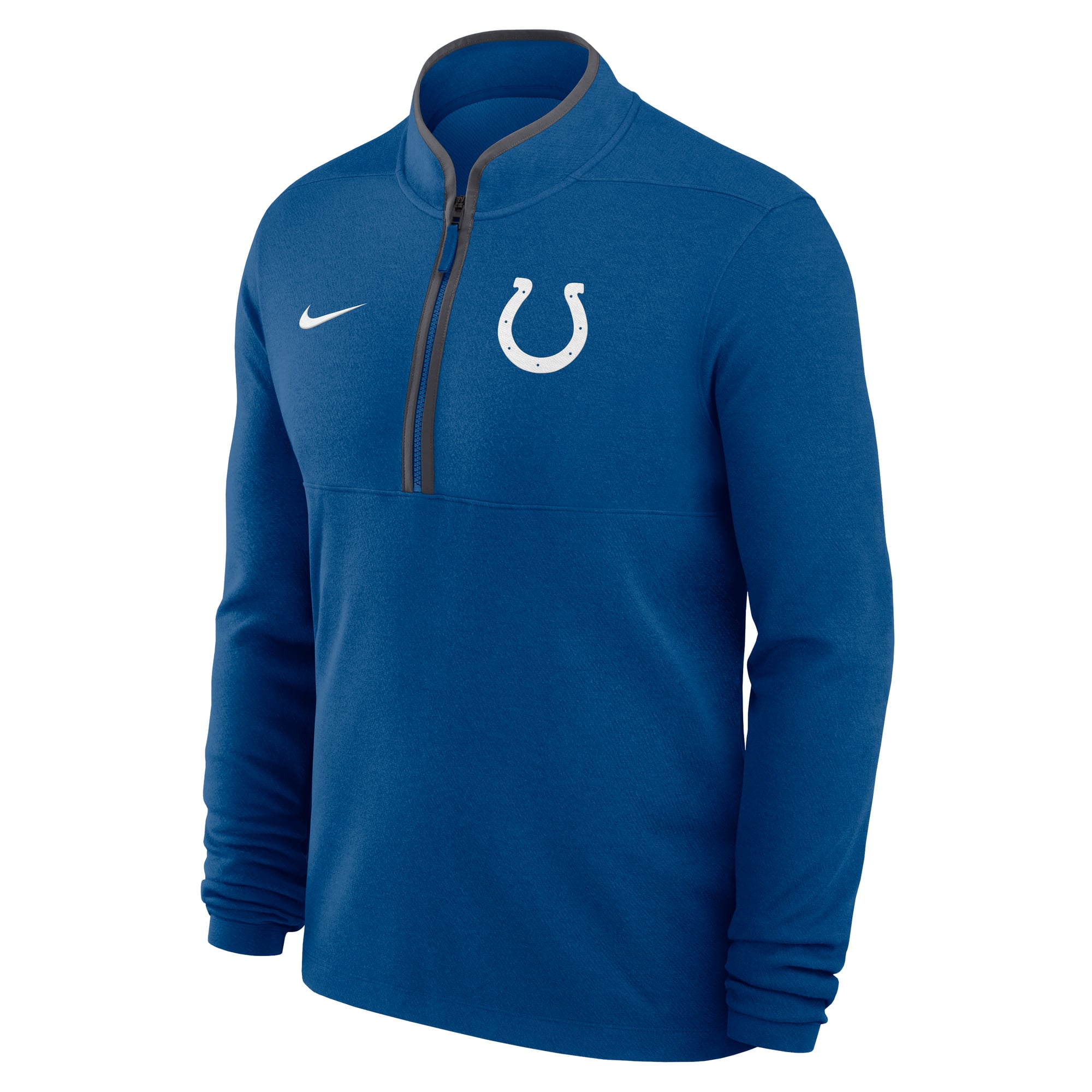 Men's Nike Royal Indianapolis Colts Primetime Victory Dri-FIT Half-Zip Pullover